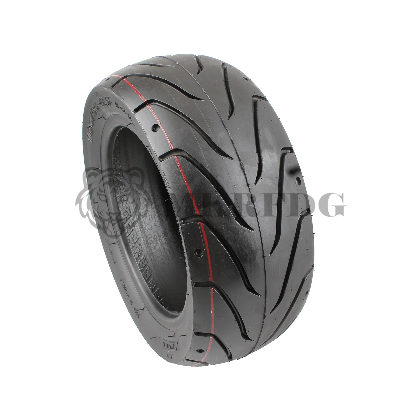 Pneumatico Tubeless 100/55-6.5 (90/65-6.5) Per Scooter Elettrico | Nero Ricambio Moto