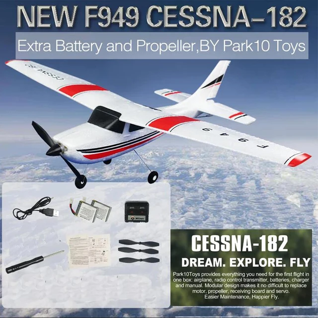WLtoys F949 2.4G 3D6G 3Ch RC 비행기 고정 윙 평면 야외 장난감 드론 RTF 업그레이드 버전, 디지털 서보 F949S, 자이로스코프 포함