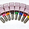 MagiBling Super Cut Small Barrel Nail Drill Bits Tungsten Carbide Upward Teeth Cuticle Hard Gel Polishing Removal Tools 3/32'' 6