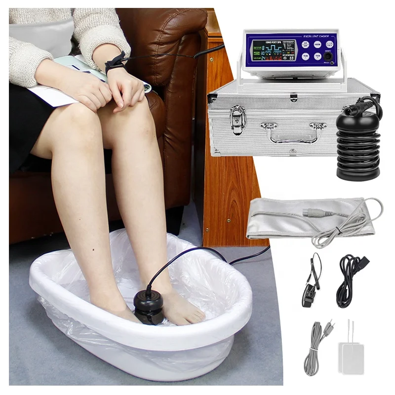 

Factory Selling Aqua Chi Foot Detox Spa Machine Wholesale Ionic Detox Cleanse Foot Bath Machine