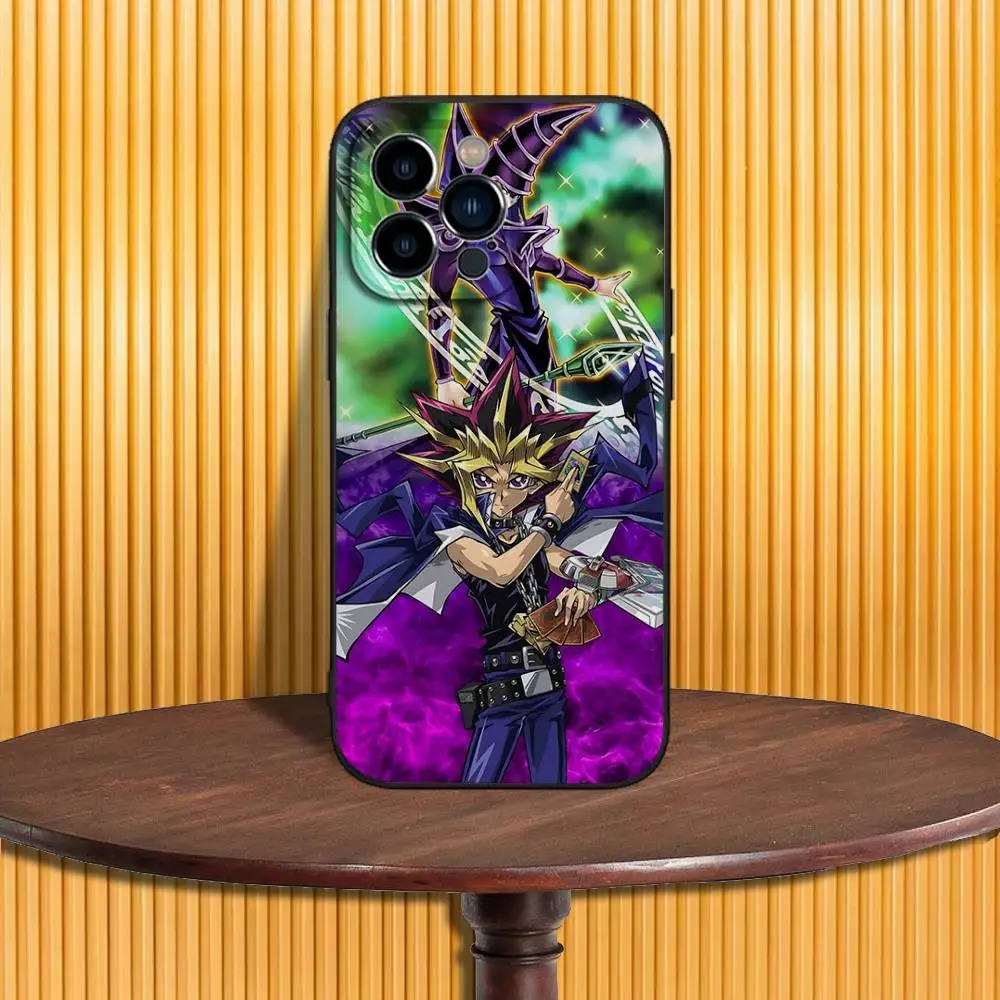 Yu-Gi-Oh Themed Soft Black Phone Case