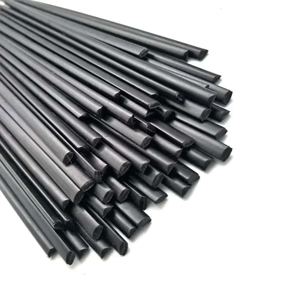 Kunststoff-Schweißstäbe Schwarz, PP Polypropylen – 40 Stück, 25 Cm, Für Stoßstangen & Kunststoffreparatur