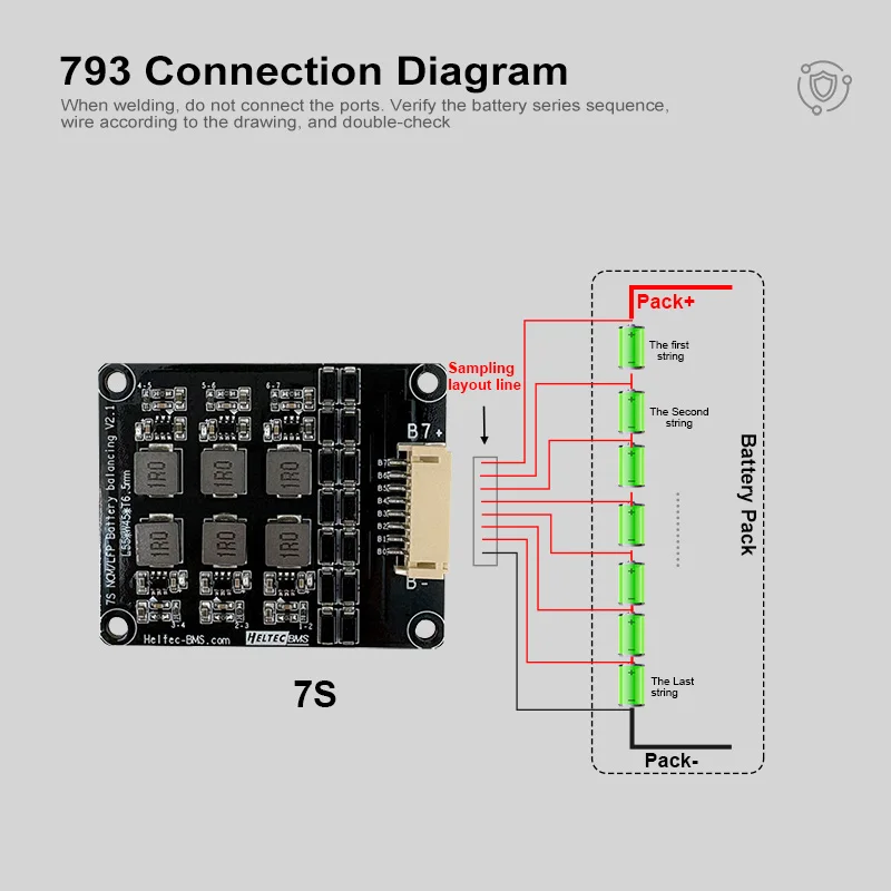 1.2A battery cell balancer inductive lipo/lifepo4 voltage balancing module 3S 4S