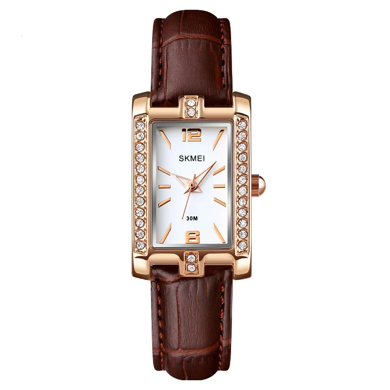 Fashion Small Dial Rhinestone Female Quartz Wristwatches Luxury Elegant Women Ladies Watch Girls Gift