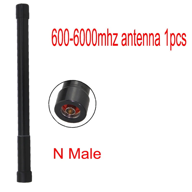 Waterproof High-Gain Omnidirectional Antenna with Optional Interface Cable (600 - 6000 MHz)