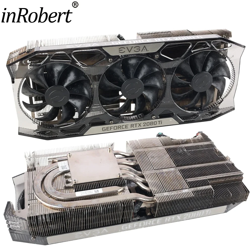 Dissipador de Vídeo para Evga Geforce Rtx 2080 ti Ftw3 Radiador de Placa Gráfica Pld09220s12h 87 mm