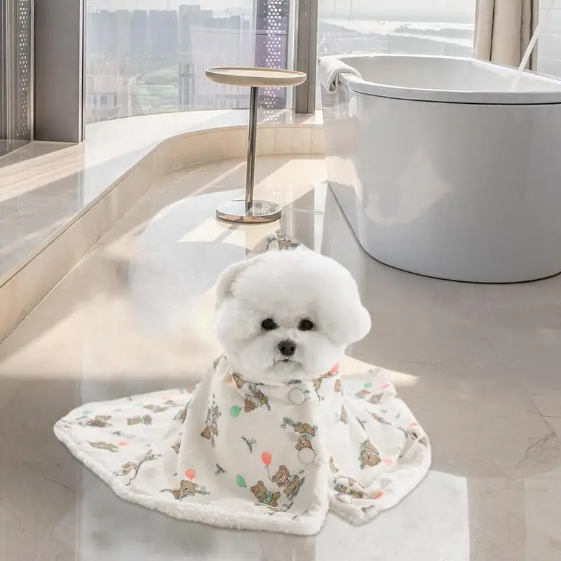 Pet Blanket For Cats Bear Pattern Soft Kitten Blanket Cat Cloak Blanket Puppy Blanket Dog Blanket Pet Blanket For Bed Couch Car 3