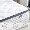 Queen size Mattresses, 12 Inch, Gel Memory Foam Individual Pocket Spring for Motion Isolation, Medium Firm Feel, Mattresses 3