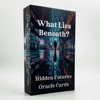 12x7 cm 56 Pcs What Lies Beneath Hidden Futures Oracle Deck Card Games No Manual 1