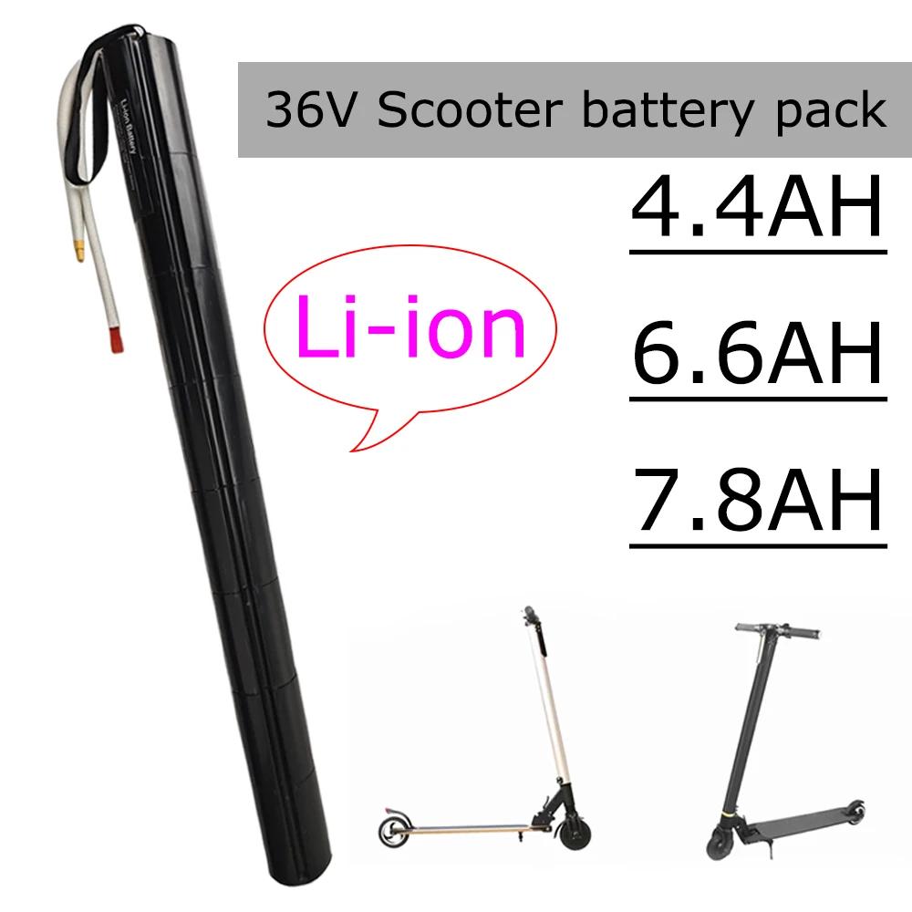 

For Carbon Fiber Scooter Special-purpose Battery Pack 36V 4400/6600/7800mAH Lithium Battery Pack