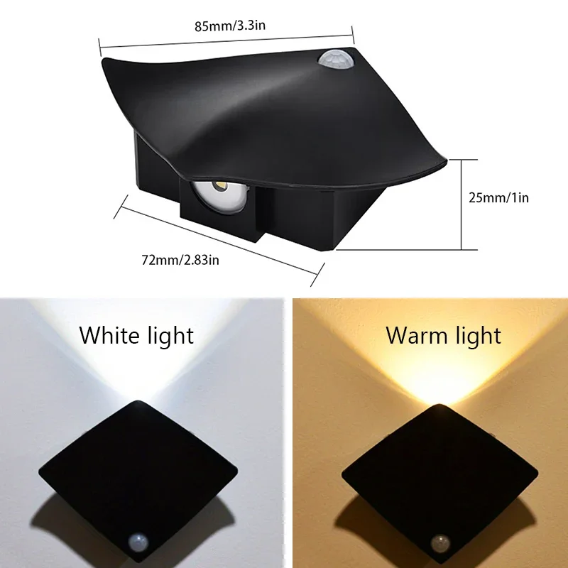 Creative Devil Fish LED Wall Lamp Rechargeable/Battery Powered Motion Sensor Light For Corridor Bedroom Aisle Lighting led wall lamp wall lamp