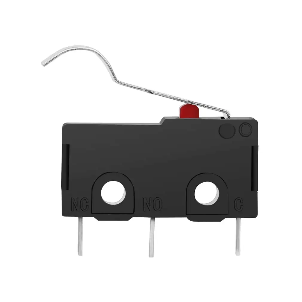 

Micro Switch, AC 125V 5A 3 Pin Tact Micro Switch with Lever for Mill CNC KW4-3Z by MUZHI