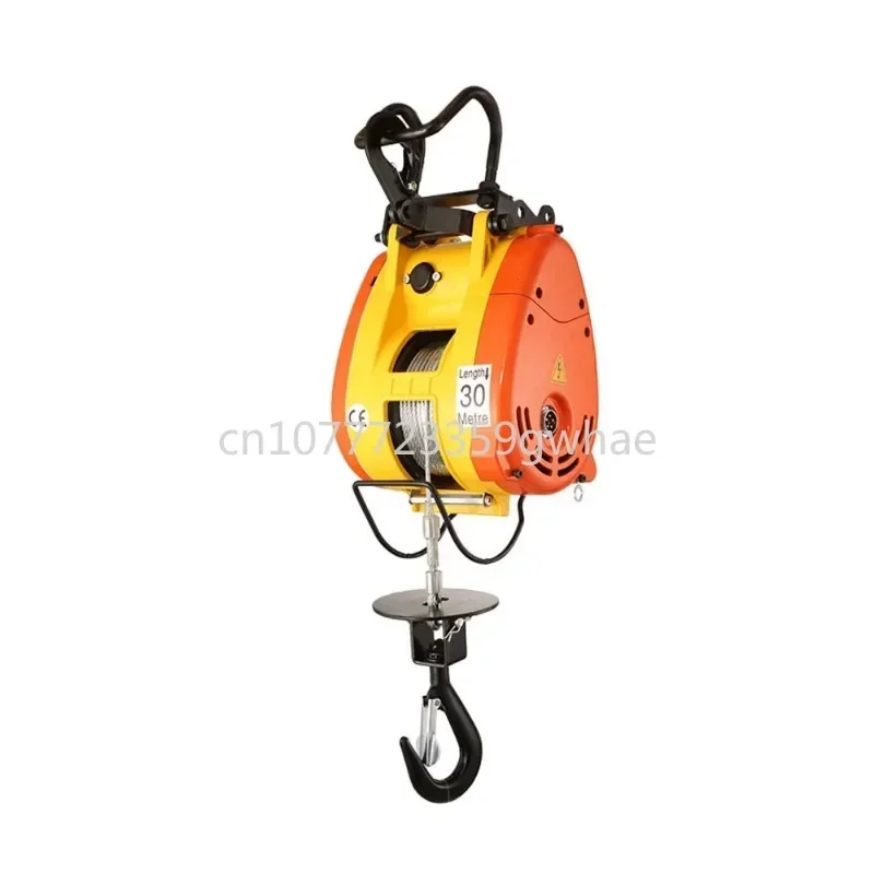 

Small King Kong Electric Hoist 220V Portable Hanging Fast Lifting Machine Wireless Remote Control Crane Air Conditioner Hoister