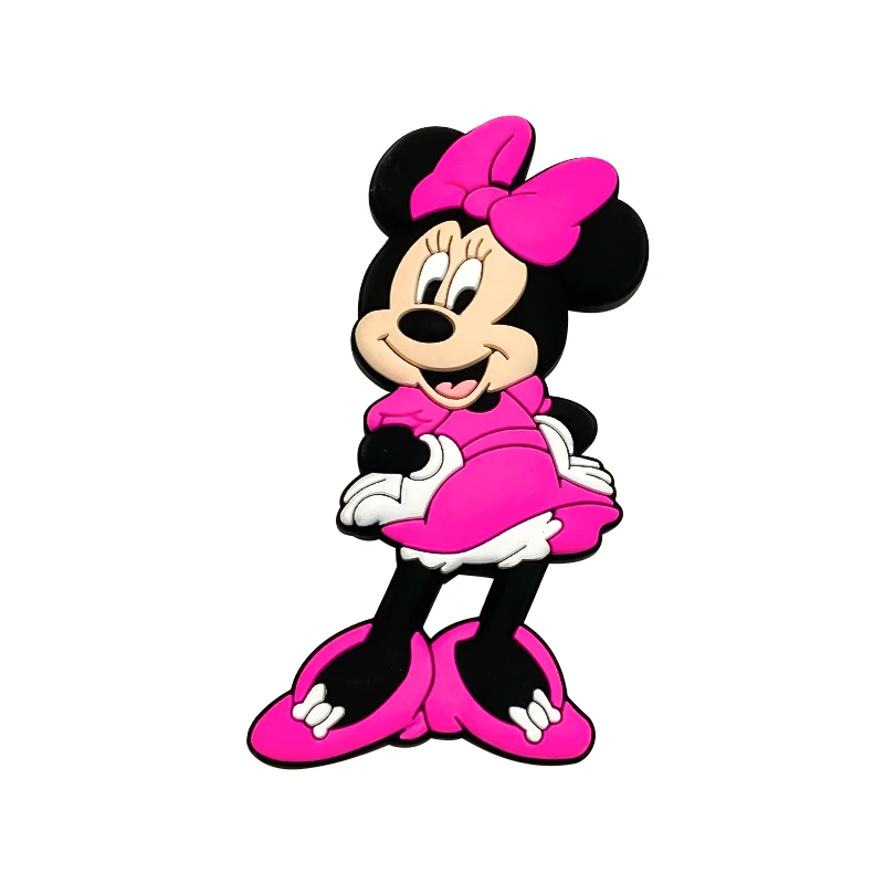 1pcs Silicone Disney Mickey Mouse Baby Teething Food Grade Cartoon Silicone For Necklaces Baby Teether Toy Nursing Gifts teething toys,teething beads,teething toy tethers,baby silicone accessories