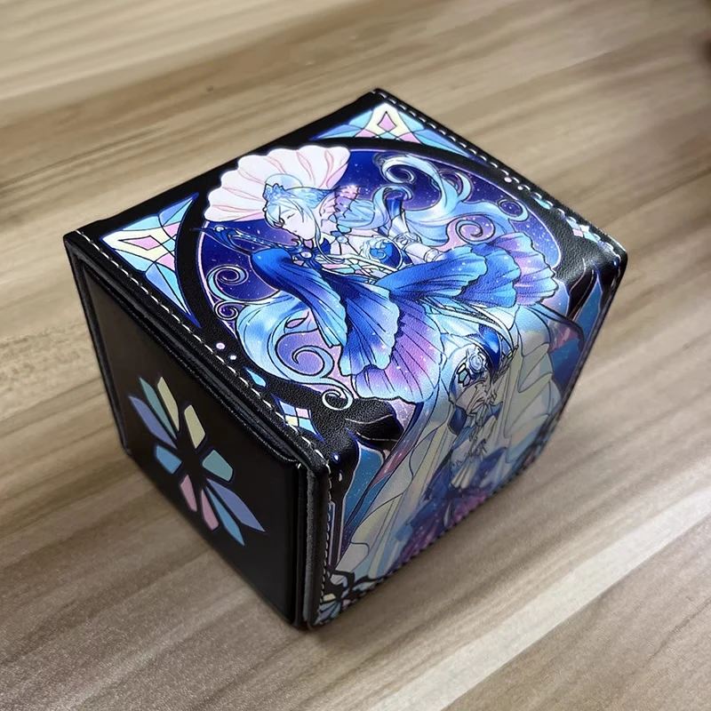 Фото Ю-Ги-о! OCG ящик для хранения Карт Yugioh фигурка слезы Scheiren Kitkallos Защитная детская коллекция ящики 100 + №2
