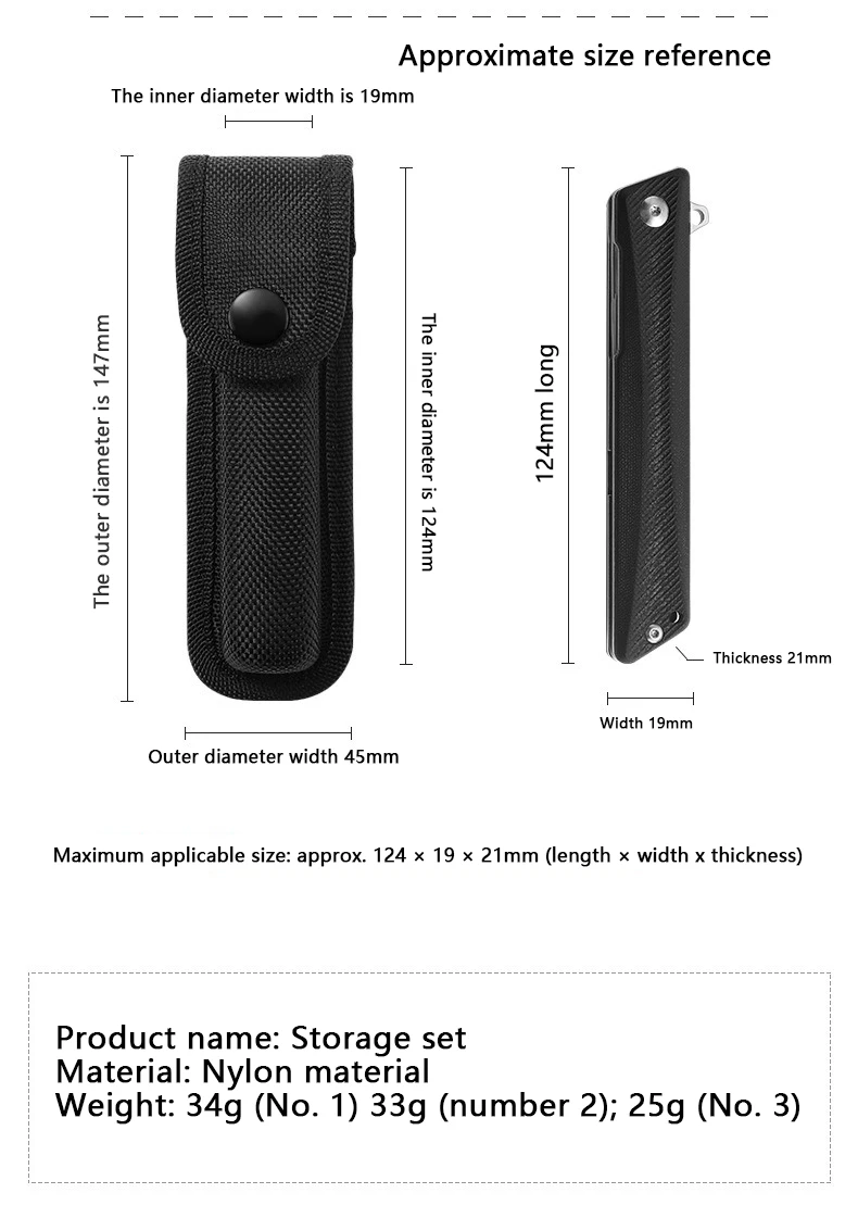 Multifunktions-Werkzeugset, Werkzeugset, Werkzeugset, universelles Messer-Set mit Nylonhülle, Zangen-Set, Gürteltasche, robust und langlebig – Detail 8