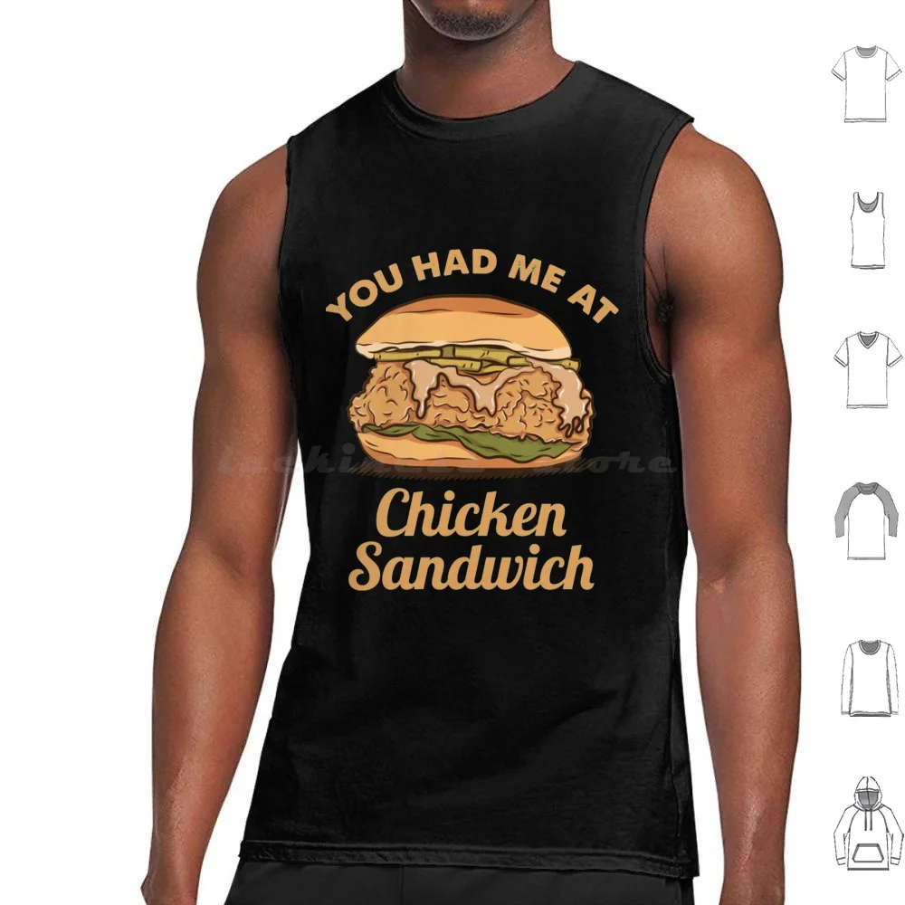 

You Had Me At цыпленок сэндвич топы Печать хлопок сэндвич-еда Zaxbys курица сэндвич фаст-фуд курица