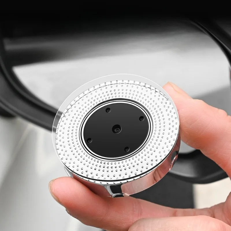 Frameless 360° HD Blind Spot Mirror - Adjustable Convex Car Rearview, Wide-Angle Accessory for Reverse  Parking  Safety