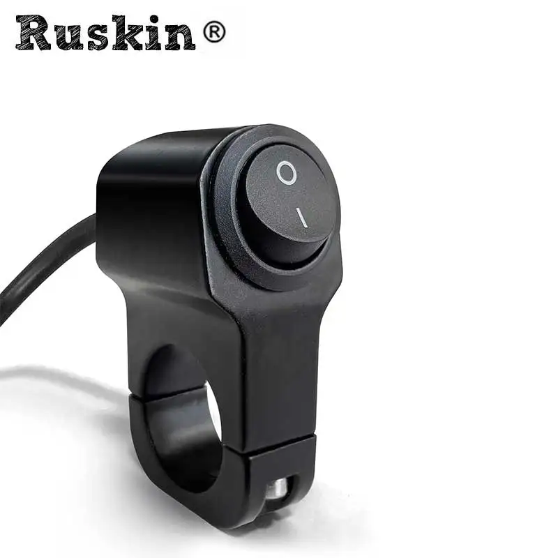Motorcycle-Handlebar-Switch-ATV-Waterproof-Headlight-Switch-Aluminum ...
