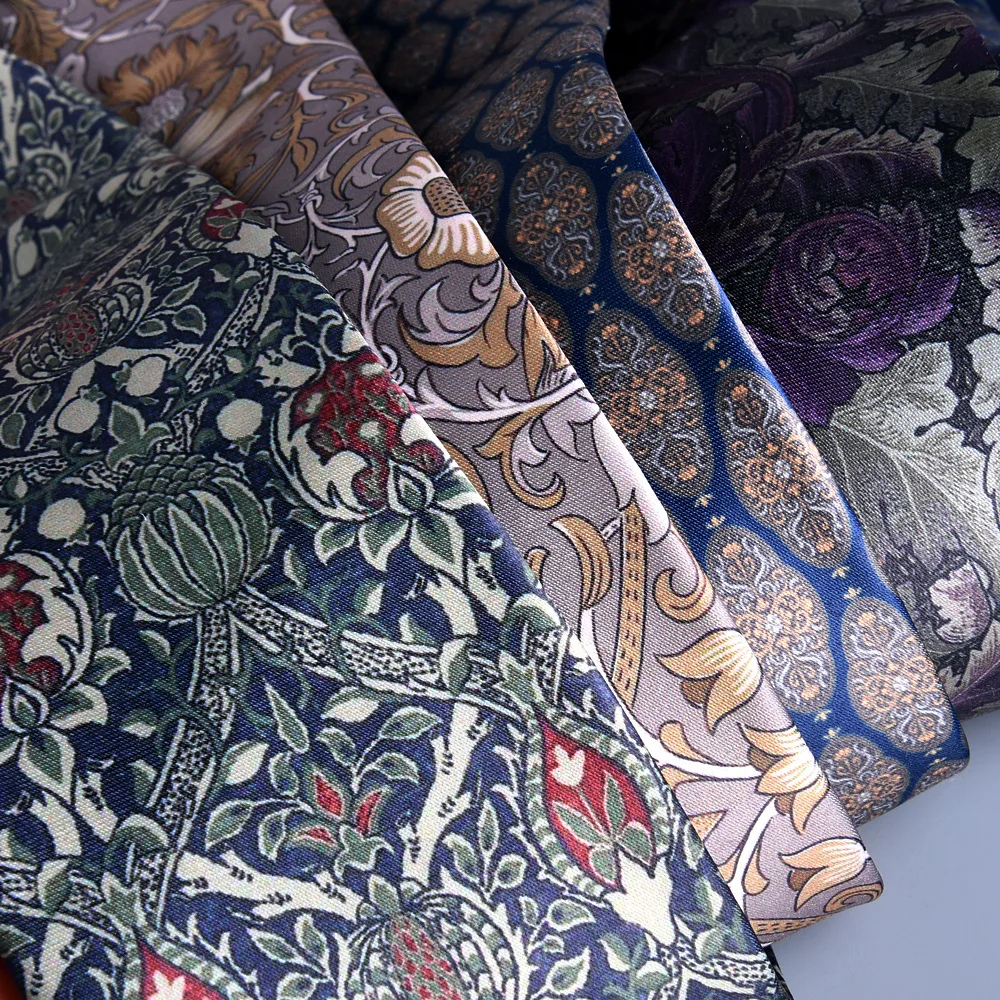Vintage Silk Ties Men Fashion 8cm Flower Floral Necktie For Men Wedding Business Meeting Gravata Soft Printing Tie Wed Gifts woven necktie