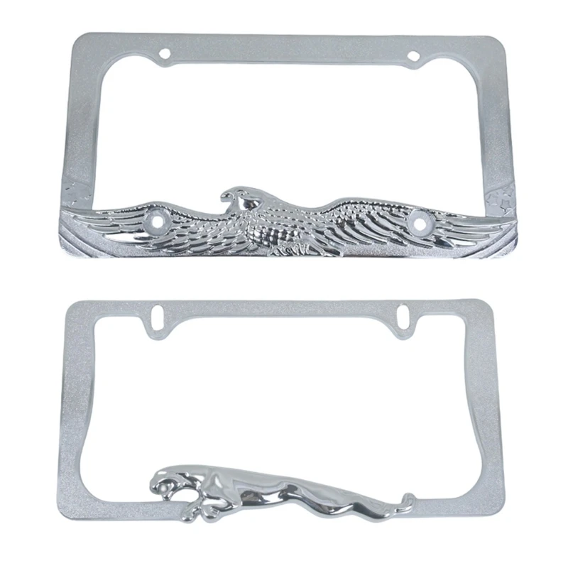 

License Frame Eye catching Decorative License Frame Distinctive Plate Frame Metal Car License Cover for America drop shipping