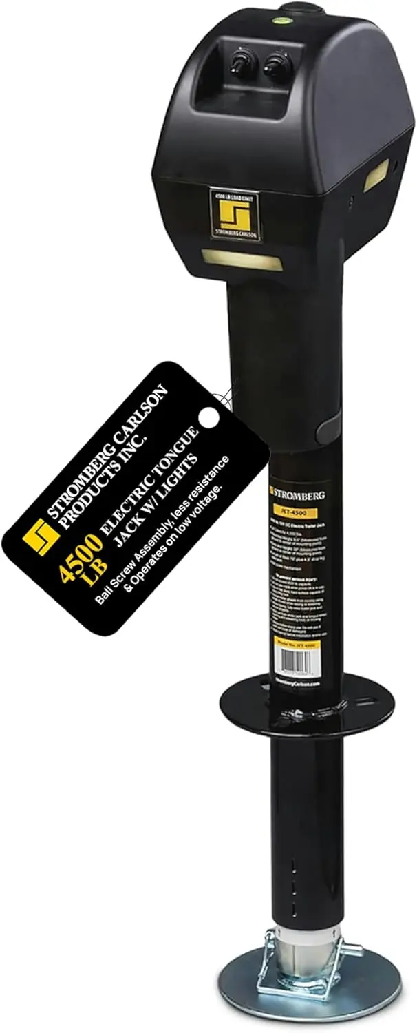 Stromberg Carlson JET-4500 4500 lbs. Electric Tongue Jack-Black