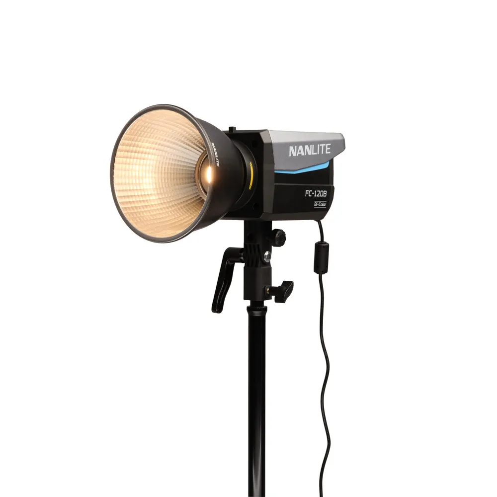 Nanlite FC-60B FC-120B 비디오 사진 스튜디오 라이브 스트림용 전문 램프, 이색 사진 LED 조명, 2700-6500K