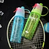 600ML Sports Water Bottle Drinking Spray Fog Water Bottle Male and Female Plastic Water Bottle for Cycling Hiking Outdoor Gym 5