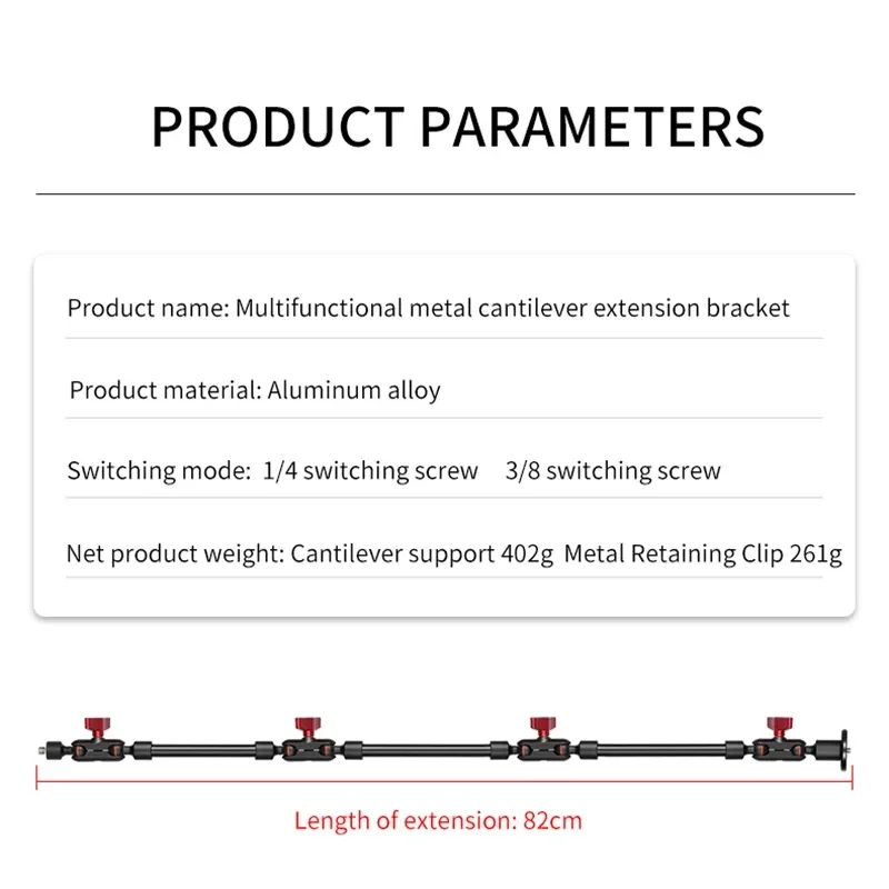 Description Picture 3 of itemLive Photography Camera with Super Clip Bracket for Smartphone Camcorder Action Camera Clamp Mount Tablet Webcam Studio Kits Set