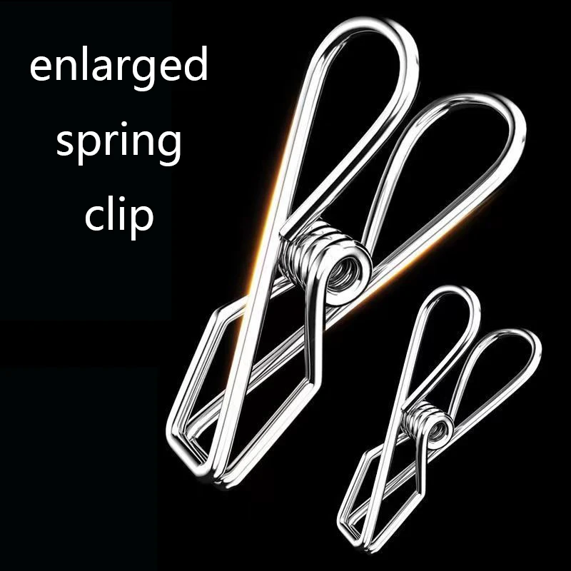 Stainless Steel Windproof Clips Clothespin Laundry Hanger Clothesline Sock Towel Bra Drying Rack Clothes Peg Hook Airer Dryer 5