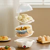 Multifunctional Egg Boiler 2 Layers Mini Electric Egg Cooker Egg Steamer Kitchen Steamed Breakfast Automatic Power Off Cooker 4
