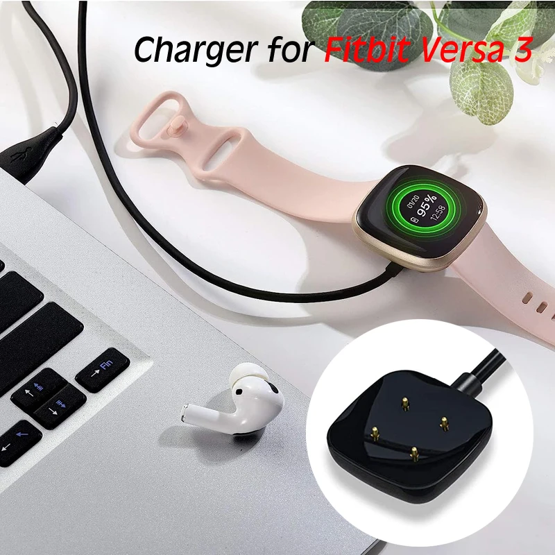 Fitbit Sense/Fitbit Versa 3  ̺, ü USB  ũ ũ ĵ ̺, Ʈ ġ Sense/Versa 3