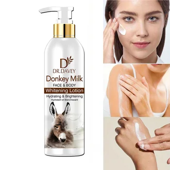 300ml Latte d'asino Lozione per il corpo Crema idratante Grande capacità Formato familiare Lozione per il corpo Fragranza idratante Rinfrescante Moistu 1