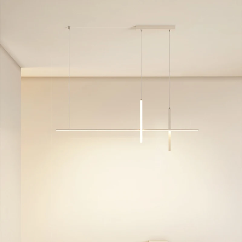Dining room Chandelier LED Simple Modern Fashion Minimalist Strip Designer Dining room Bar Table Lamp led chandelier ceiling chandelier
