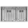 Ruvati 36-inch Low-Divide Undermount 60/40 Double Bowl 16 Gauge Stainless Steel Kitchen Sink - RVH7417 3