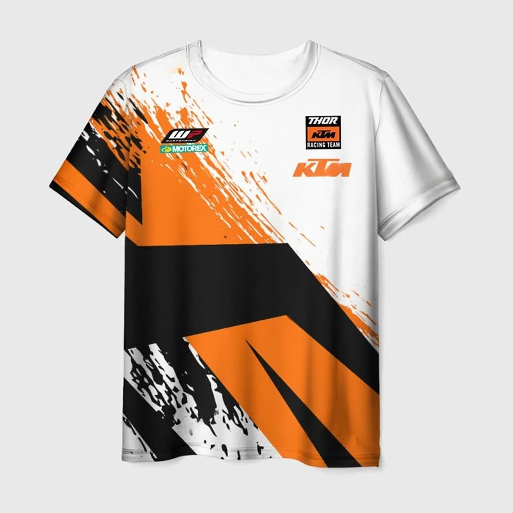 2026 여름 KTM 티셔츠 신상품 모토렉스 3D 프린팅 저지 MXGP 통기성 레이싱 팀 모토크로스 성인 저지