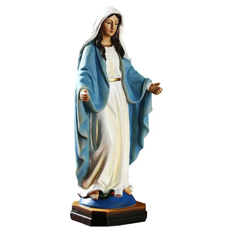 

Virgin Mary Statue 8.8 Our Lady Of Grace Sculpture Virgin Mary Blessed Statue Resin Figurine Mother Madonna Catholic Religious