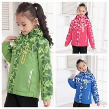 

Fall Winter Camouflage Snowflake Stormsuit Removable Girl Boy School Uniform Cloth Breathable Outdoor Snow Sports Skiing Dress