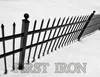 6ftx8ft spear top wrought iron fence, ornamental wrought iron fencing 3