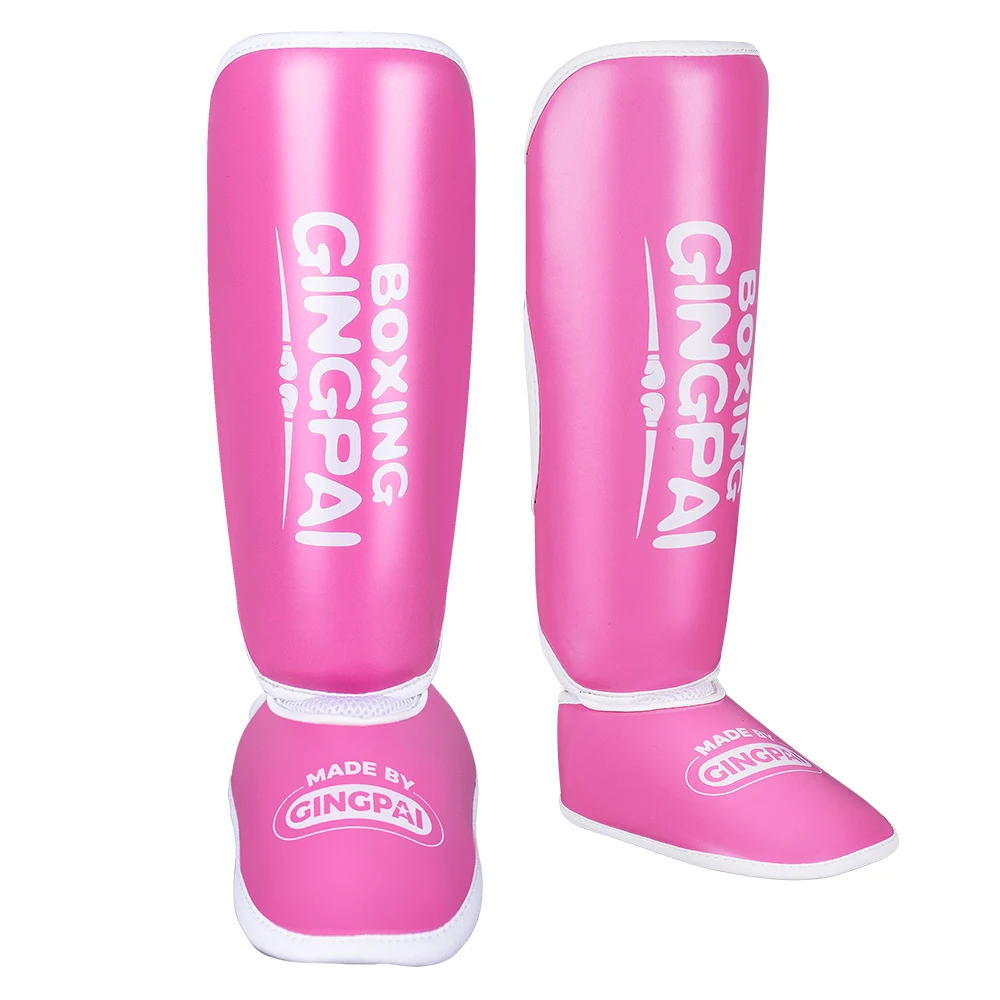 Child Boxing MMA Muay Thai Shin Guards Kids Kickboxing Martial Arts Fight Training Leg Protector Protective Equipment 1 Pair