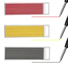 6 Colors 2.8mm Replaceable Lead Core 2B Woodworking Automatic Pencil Lead Deep Hole Marking Architectural Painting Pencil Lead 3