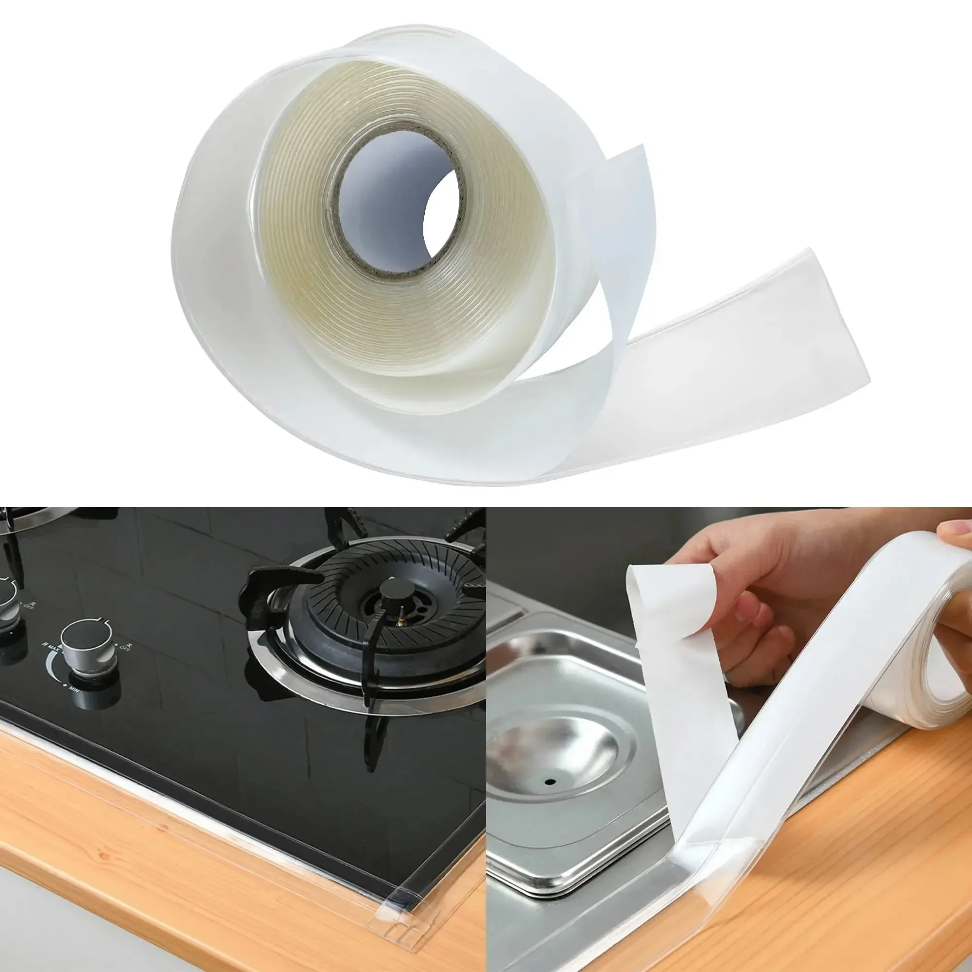 Bathroom Kitchen Drawers Protector Seal For Refrigerator Strip Shelf Liner PVC Self-adhesive Under Sink Mat Waterproof Wall Moth