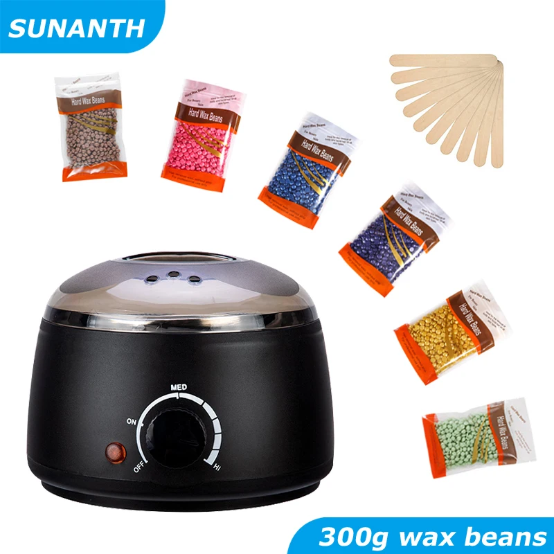 Hair Removal Wax Melting Machine Wax Heater Kit Depilation Paraffin Warmer Waxing Dipping Pot