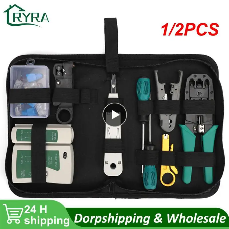

1/2 шт., Обжимные Щипцы для кабелей RJ45, RJ11, RJ12, CAT5