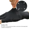 YKYWBIKE Cycling Gloves MTB Bike Gloves Sports Half Finger Sports Riding Goves Men Breathable Shockproof Bicycle Gloves 304 3