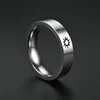 6mm Titanium Steel Couple Ring For Men Women Sun & Moon Fashion Jewelry Lover Gift Wedding Engagement Promise Ring Wholesale 4