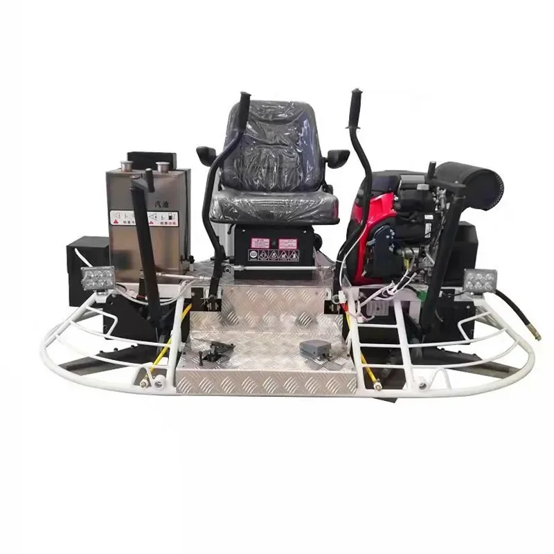 Power Trowel Driving Type Gasoline Manual Ride On Vibrating Concrete Machinery Leveler Power Trowel For Construction