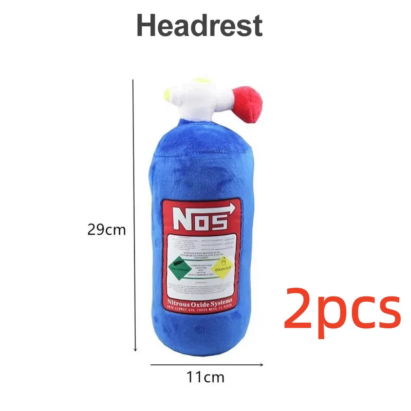 Luxury Car Neck Pillow Headrest Cushion - Plush Comfort for Driver and Front Passenger Seats