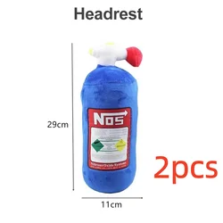 Luxury Car Neck Pillow Headrest Cushion - Plush Comfort for Driver and Front Passenger Seats (2pcs Headrest)