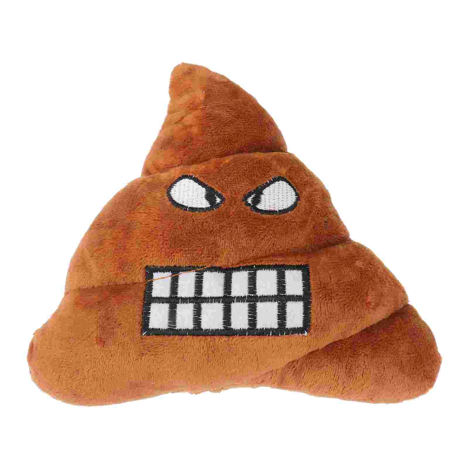 

20cm Plush Poop Pillow Stuffed Cushion Toys for Kids Children Party Home Decorations (Bare Teeth)